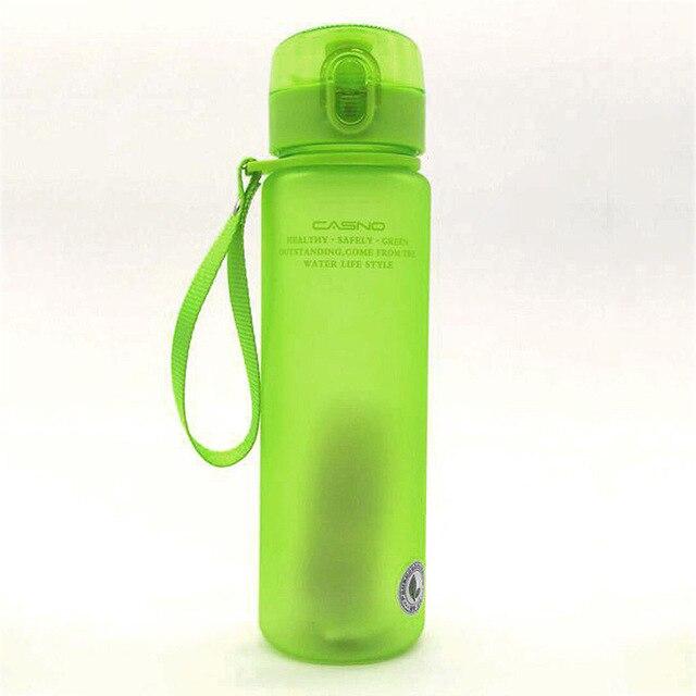 High capacity 400 ML 560 ML Water Bottles Best seller outdoor sports creative portable plastic space scrub Water Bottle sale  3