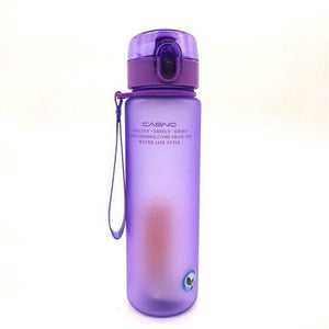 High capacity 400 ML 560 ML Water Bottles Best seller outdoor sports creative portable plastic space scrub Water Bottle sale  3