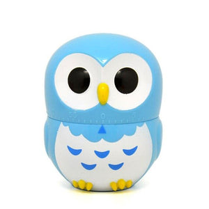 Best Seller 4 Colors Cook Timer Clock Owl Cartoon Cute Birthday Gift Colorful Dial Set Time Reminder