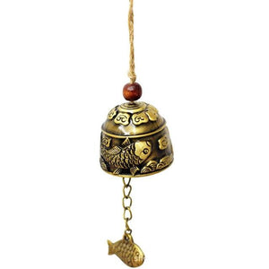 Best Seller Chinese Dragon/Fish Feng Shui Bell Blessing Good Luck Fortune Blackout Function Wind Chime Type
