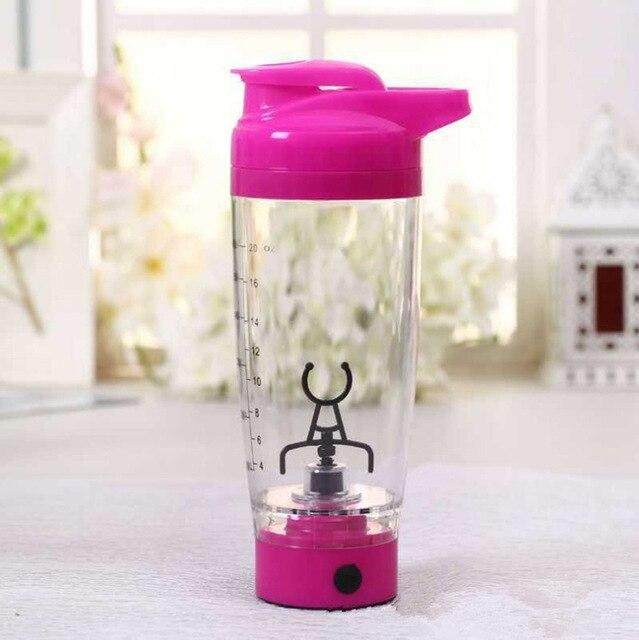 Creative 600ml Water Bottles Best seller automatic mixer protein shaker kettle beverage automatic coffee milk Water Bottle 3