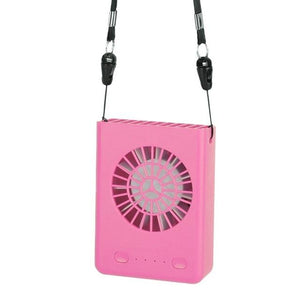 USB Rechargeable Wearable Portable Hand Free Neckband Fan  Personal Mini Neck Double Fans 3 Speed Adjustable for Ourdoor