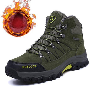 Men Hiking Shoes Waterproof Male Outdoor Travel Trekking Shoes Leather Climbing Mountain Shoes Hiking Hunting Boots Sneakers Man