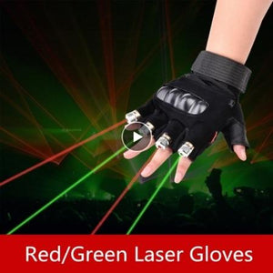 NEW Best Seller Multiple laser light Red Green Laser Gloves Dancing Stage gloves laser Club Party Bars performance Personal prop