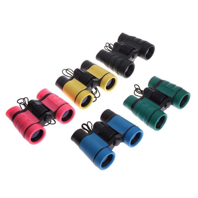 New 4x30 Plastic Children Binoculars Telescope For Kids Outdoor Games Toys Compact ourdoor tool