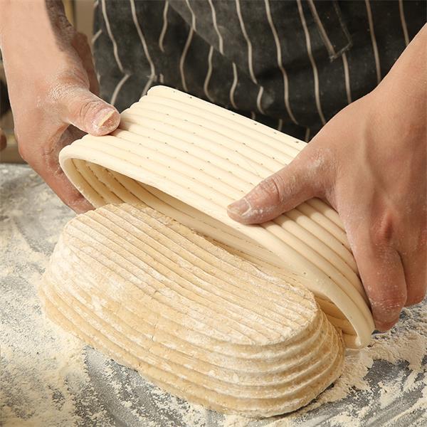 Best banneton Baking enthusiasts no bleach good for the body natural color Professional seller oval bread fermentation basket