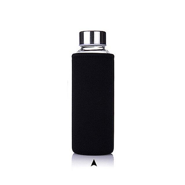 Creative Transparent Water Bottles glass bottle travel drink bottle creative portable with Best seller set Water Bottle sale 3