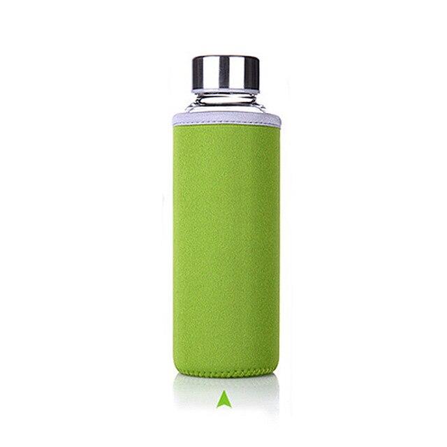 Creative Transparent Water Bottles glass bottle travel drink bottle creative portable with Best seller set Water Bottle sale 3